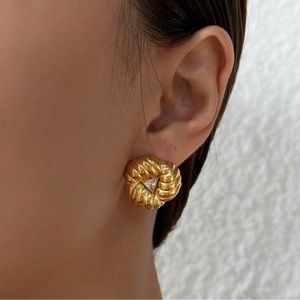 24K Gold Vintage Inspired Earrings*Statement Earrings*